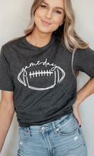 Load image into Gallery viewer, Cursive Football Game Day Graphic Tee