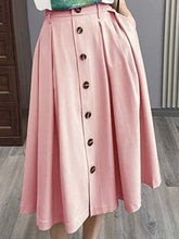 Load image into Gallery viewer, High Waist Midi Skirt