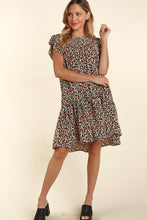 Load image into Gallery viewer, LEOPARD WITH BACK NECK BUTTON AND SIDE POCKETS