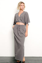 Load image into Gallery viewer, Brushed Organic Hemp Maxi Skirt