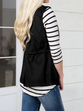 Load image into Gallery viewer, Drawstring Waist Vest with Pockets