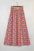 Load image into Gallery viewer, Slit Floral Midi Skirt