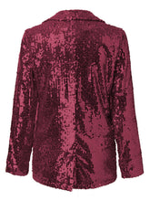 Load image into Gallery viewer, Festive Season Sequin Blazer