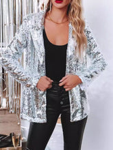 Load image into Gallery viewer, Festive Season Sequin Blazer