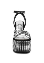 Load image into Gallery viewer, Lustrous Flare Heel Sandals