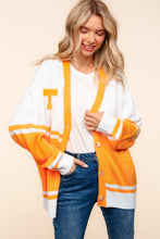 Load image into Gallery viewer, CASSIE V Neck Letter Patch Cardigan