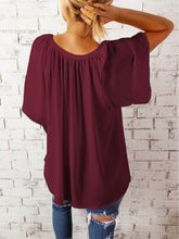 Load image into Gallery viewer, Reesa Half Sleeve Blouse