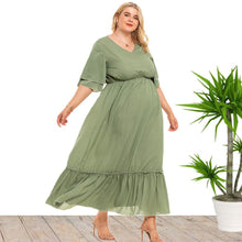 Load image into Gallery viewer, Bohemian Plus Size Women's Fashion Polka Dot Dress Women