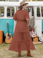 Load image into Gallery viewer, Cassidy Flutter Sleeve Midi Dress