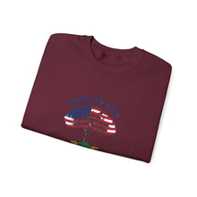Load image into Gallery viewer, Crewneck Sweatshirt - "American Born Jamaican Roots" Flag Tree Design