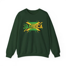 Load image into Gallery viewer, Jamaica Graphic Sweatshirt — Bold Reggae Flag Design