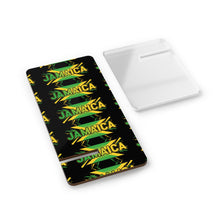 Load image into Gallery viewer, Jamaica Pattern Phone Stand — Tropical Flag Mobile Display Stand