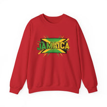 Load image into Gallery viewer, Jamaica Flag Graphic Sweatshirt — Retro Reggae Island Pride Crewneck