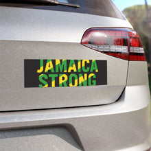 Load image into Gallery viewer, Jamaica Strong Car Magnet — Patriotic Jamaican Flag Design