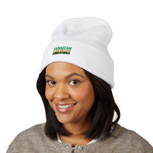 Load image into Gallery viewer, Jamaican Embroidered Cuffed Beanie — Reggae-Inspired Knit Hat
