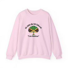 Load image into Gallery viewer, Jamaican Pride Crewneck Sweatshirt — "I am Jamaican" Tree Graphic