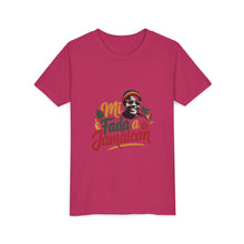 Load image into Gallery viewer, Youth Tee - "Mi Mada a Jamaican" Kids T‑Shirt