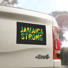 Load image into Gallery viewer, Jamaica Strong Car Magnet — Patriotic Jamaican Flag Design