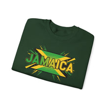 Load image into Gallery viewer, Jamaica Graphic Sweatshirt — Bold Reggae Flag Design