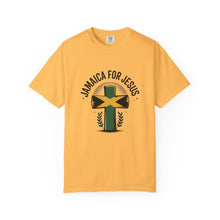 Load image into Gallery viewer, Jamaica For Jesus-Unisex Garment-Dyed T-shirt
