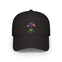 Load image into Gallery viewer, Low Profile Baseball Cap — American Made USA Flag & Eagle Embroidered Patch