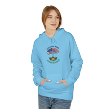Load image into Gallery viewer, American Born Jamaican Roots Hoodie — USA & Jamaican Flag Heritage Pullover