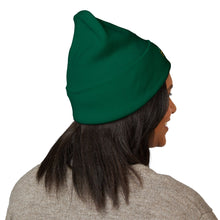 Load image into Gallery viewer, Jamaican Embroidered Cuffed Beanie — Reggae-Inspired Knit Hat