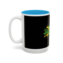 Load image into Gallery viewer, Jamaica Flag Two-Tone Accent Mug — 11oz/15oz