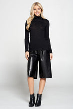 Load image into Gallery viewer, Extra Soft Slub Jersey Spandex Turtleneck Top