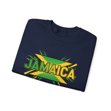 Load image into Gallery viewer, Jamaica Flag Graphic Sweatshirt — Retro Reggae Island Pride Crewneck