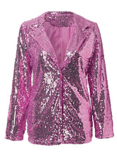 Load image into Gallery viewer, Festive Season Sequin Blazer