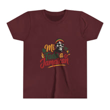 Load image into Gallery viewer, Youth Tee - "Mi Mada a Jamaican" Kids T‑Shirt