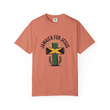 Load image into Gallery viewer, Jamaica For Jesus-Unisex Garment-Dyed T-shirt