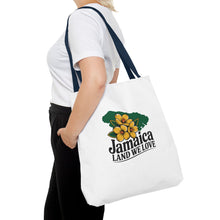 Load image into Gallery viewer, Jamaica Land We Love Tote Bag — Floral Island Map Beach Market Tote