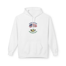 Load image into Gallery viewer, American Born Jamaican Roots Hoodie — USA & Jamaican Flag Heritage Pullover