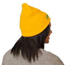 Load image into Gallery viewer, Jamaica Embroidered Cuffed Beanie — Cozy Travel & Reggae Knit Hat