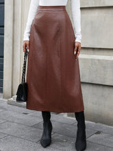 Load image into Gallery viewer, High Waist Midi Skirt