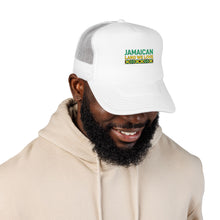 Load image into Gallery viewer, Jamaican Land We Love Embroidered Trucker Hat