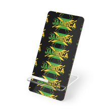 Load image into Gallery viewer, Jamaica Pattern Phone Stand — Tropical Flag Mobile Display Stand