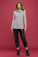 Load image into Gallery viewer, Extra Soft Brushed Knit Turtleneck Tunic Top