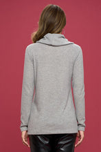 Load image into Gallery viewer, Extra Soft Brushed Knit Turtleneck Tunic Top