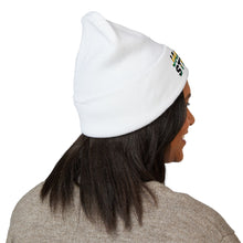 Load image into Gallery viewer, Jamaica Strong Embroidered Cuffed Beanie — Reggae Flag Knit Hat