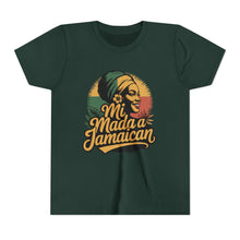 Load image into Gallery viewer, Youth Tee - "Mi Mada a Jamaican" Kids T‑Shirt
