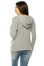 Load image into Gallery viewer, Knit Sweater Button Front