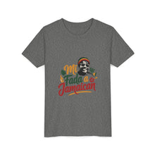 Load image into Gallery viewer, Youth Tee - "Mi Mada a Jamaican" Kids T‑Shirt