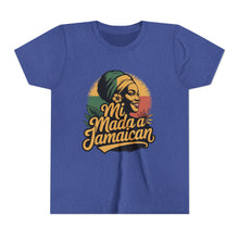 Load image into Gallery viewer, Youth Tee - "Mi Mada a Jamaican" Kids T‑Shirt