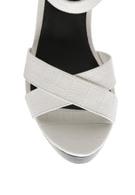 Load image into Gallery viewer, CHYPRE HIGH HEELED BLOCK SANDAL IN TAN