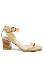 Load image into Gallery viewer, RAG&CO DOLPH STACK BLOCK HEELED SANDAL