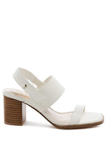 Load image into Gallery viewer, GERTUDE SLINGBACK BLOCK HEEL LEATHER SANDAL