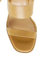 Load image into Gallery viewer, GERTUDE SLINGBACK BLOCK HEEL LEATHER SANDAL